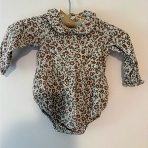 Floral Long-Sleeve Baby romper